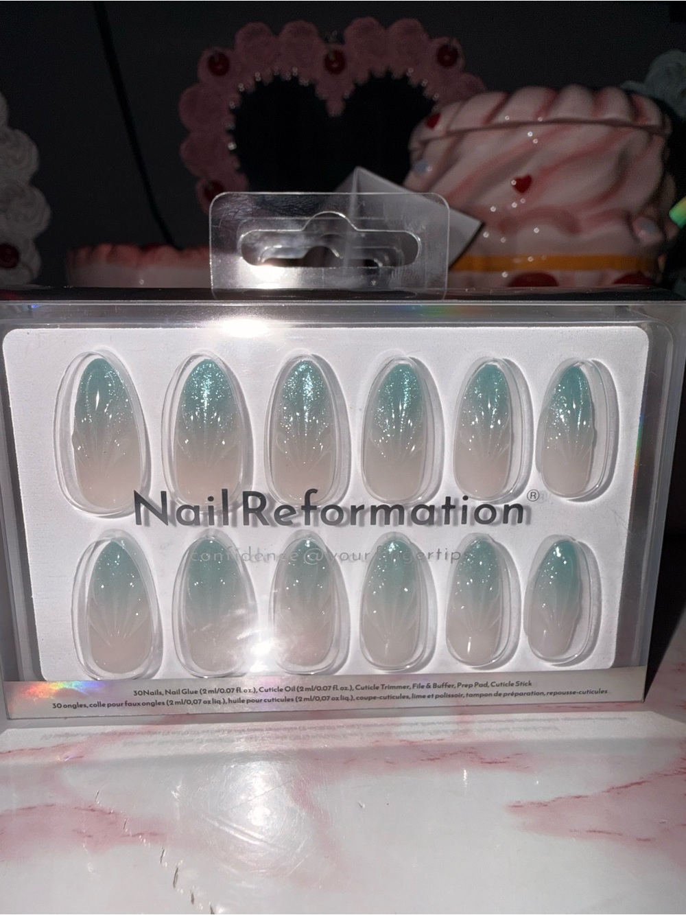 Nail Reformation Sea Shell inspired Press On Nails